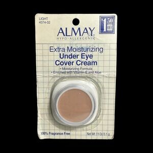 Almay Extra Moisturizing Under Eye Cover Cream Light Concealer 0.11oz Vintage